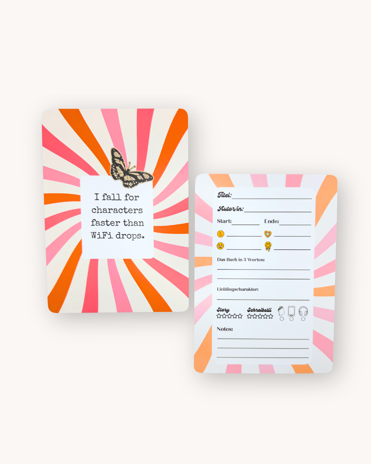 Bookmark Reading Note | 3 pcs.