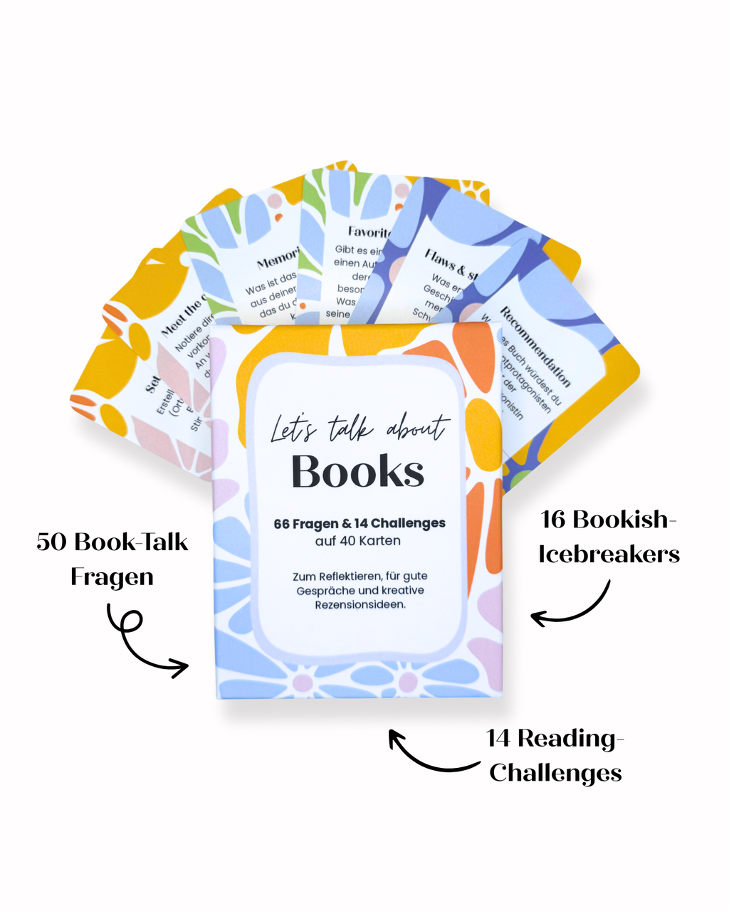 Book Talk Cards - German Edition