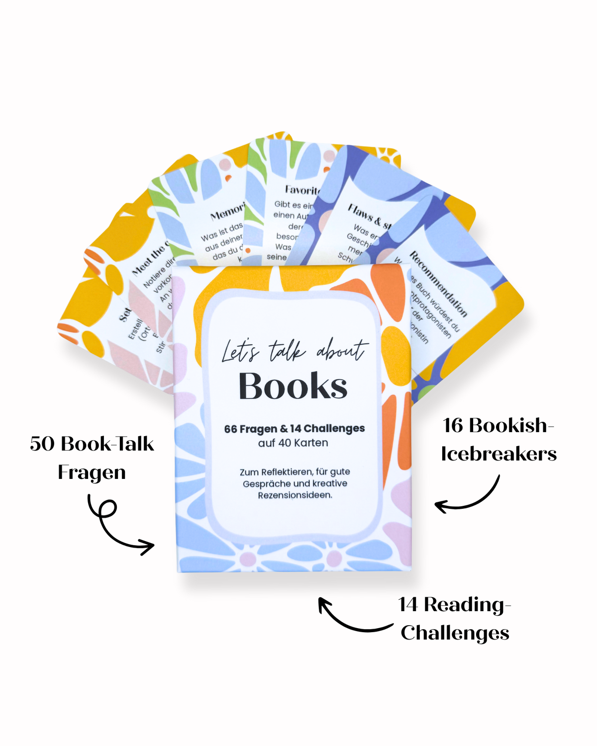 Book Talk Cards - German Edition