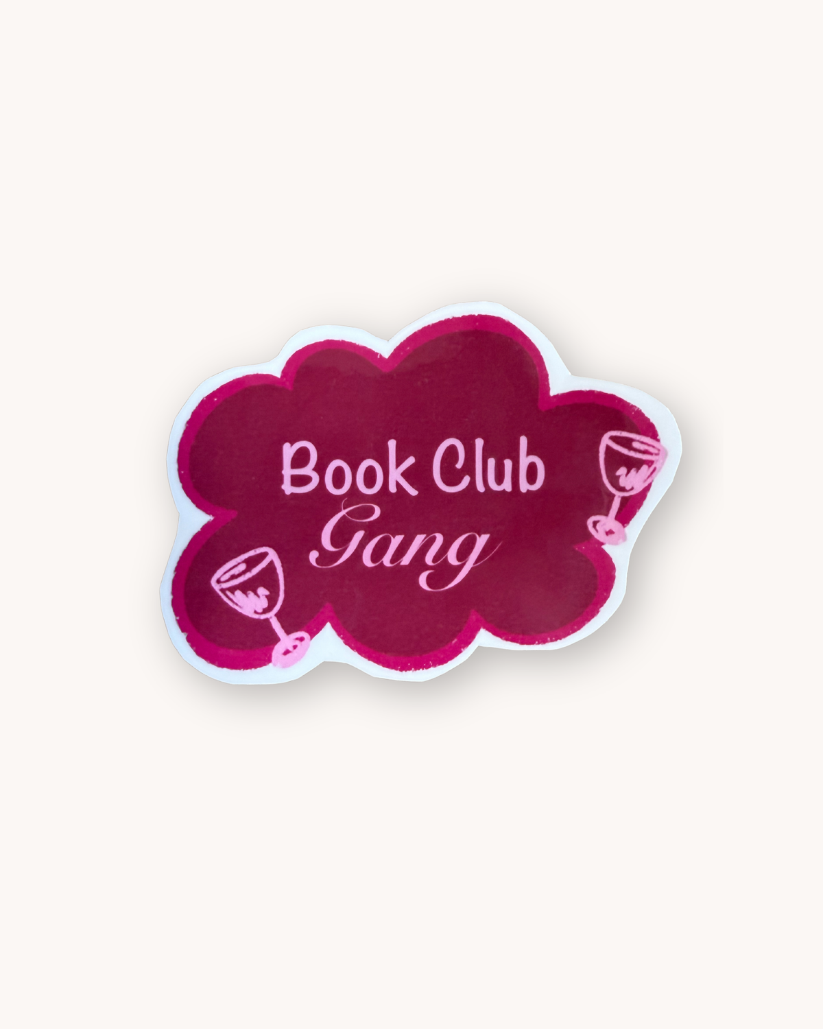 Sticker "book club gang"