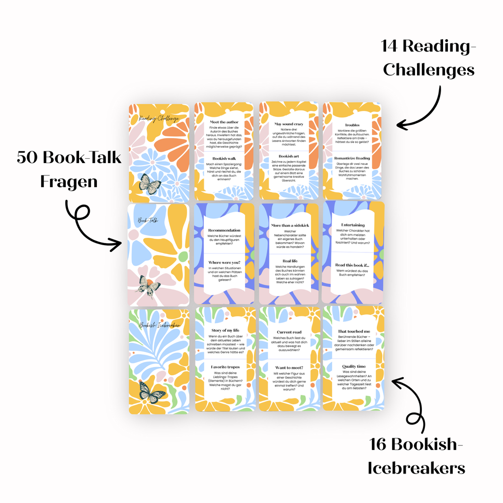 Book Talk Cards - German Edition
