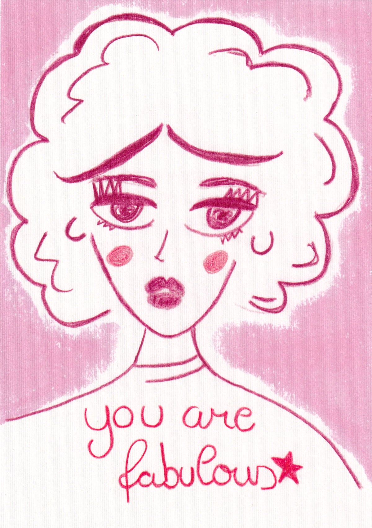 you are fabulous | Art Print Card