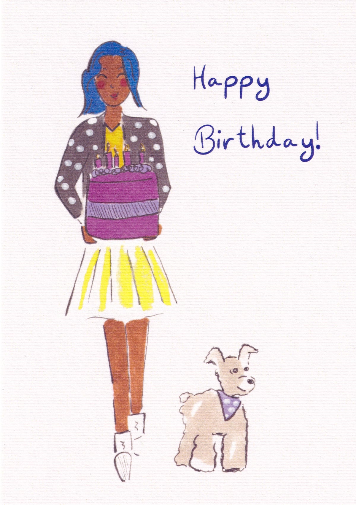 happy birthday | Art Print Card