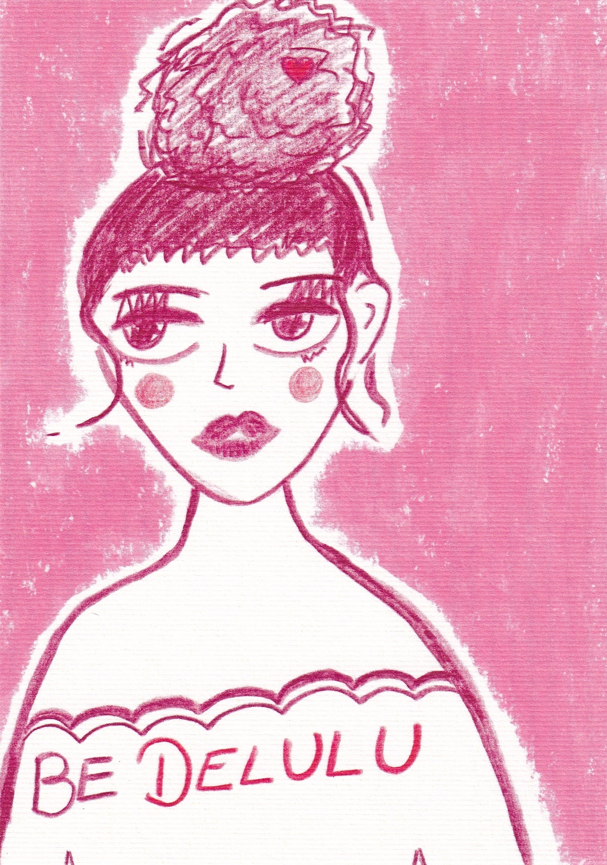 be delulu | Art Print Card