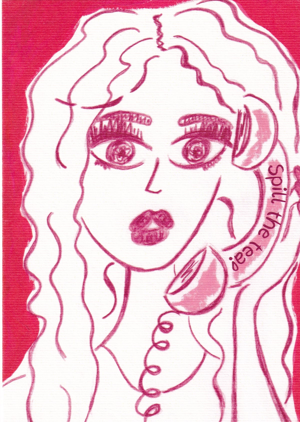 spill the tea | Art Print Card