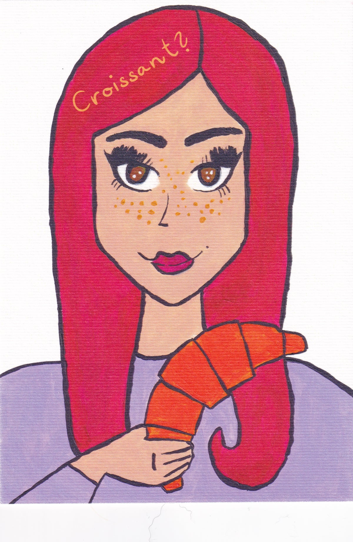 Croissant? | Art Print Card